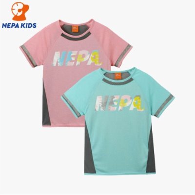 NEPA KIDS 네파키즈 세레노 메시 믹스 티셔츠 KE45320