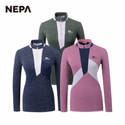네파 여성 파인 집업 티셔츠 7F65435